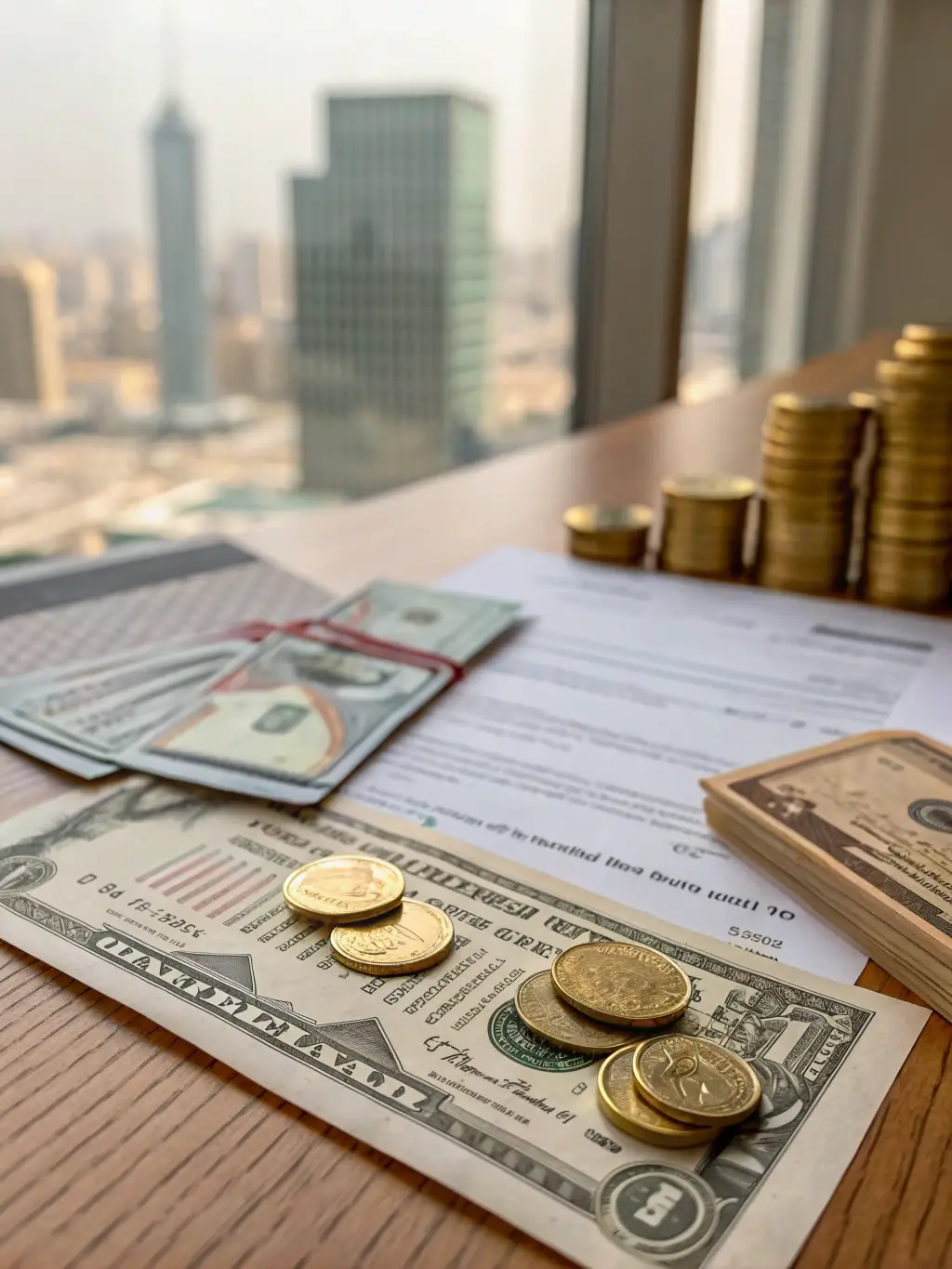 A diverse portfolio of assets, including stocks, bonds, and real estate, illustrating Aljohar's commitment to diversification and risk management.